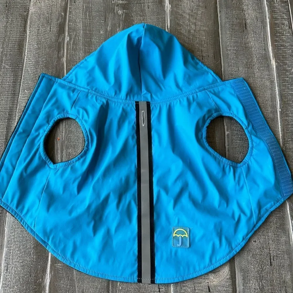 Dog Pet Blue Raincoat Jacket XS